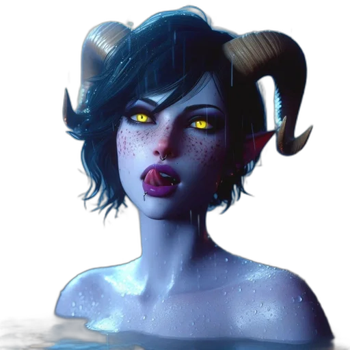 face, creature, fantasy art, concept art transparent PNG cut-out
