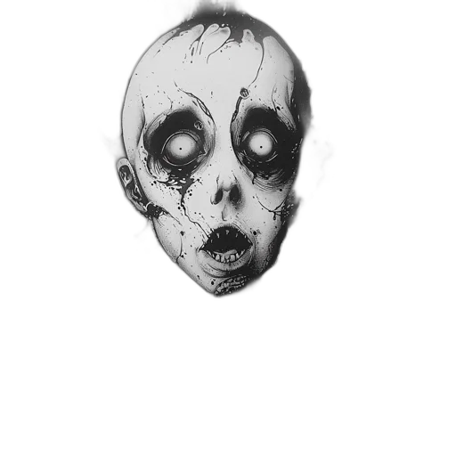 mask, face, creature, staff transparent PNG cut-out