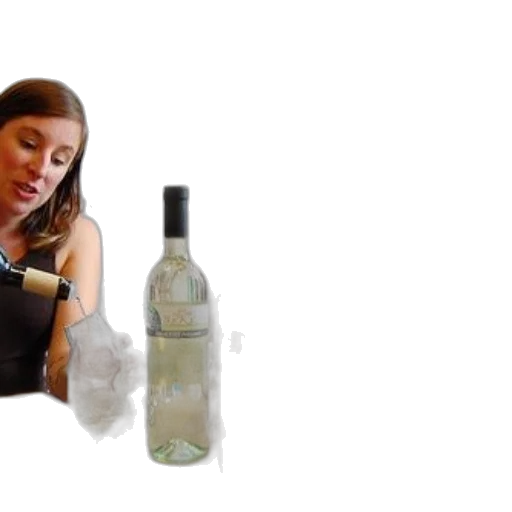bottle, staff, dress, photorealistic transparent PNG cut-out