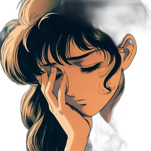 face, mask, dress, anime transparent PNG cut-out