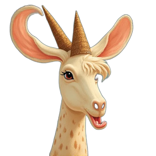 animal, hat, staff, creature transparent PNG cut-out