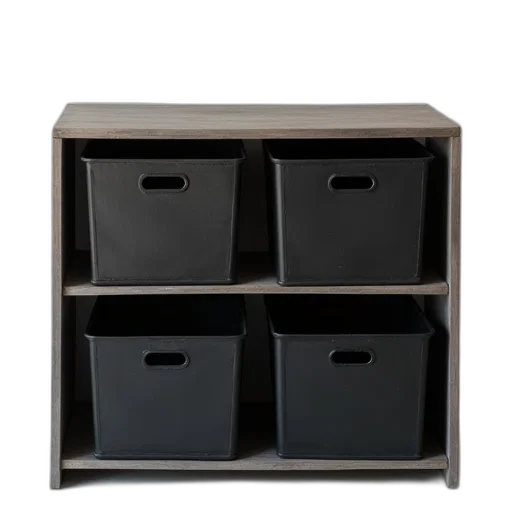 furniture, 3d render, dark, sorter transparent PNG cut-out