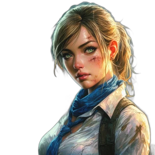 face, jacket, staff, concept art transparent PNG cut-out