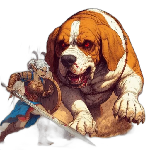 animal, weapon, staff, creature transparent PNG cut-out