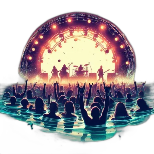 concept art, fantasy art, outer space, underwater transparent PNG cut-out