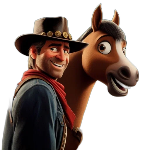 hat, animal, face, staff transparent PNG cut-out