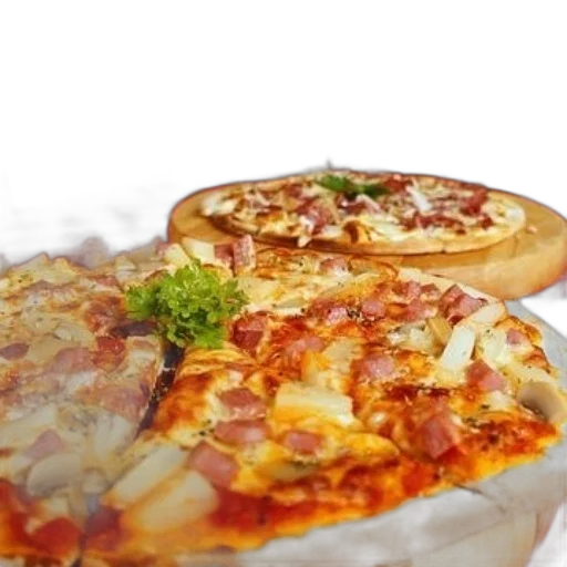 food, crown, photorealistic, 3d render transparent PNG cut-out