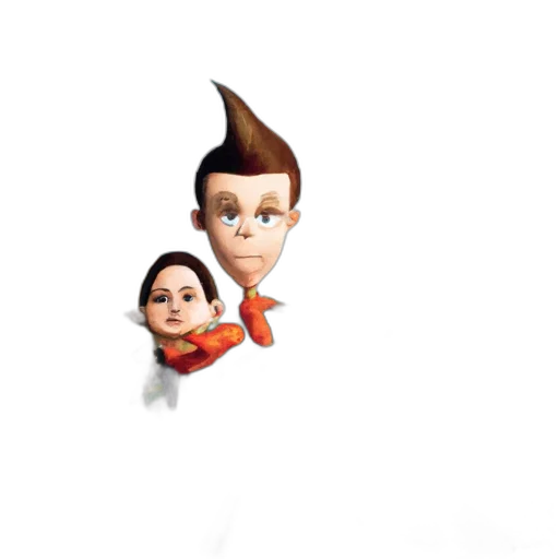 hair, face, staff, creature transparent PNG cut-out