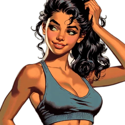 comic book art, cartoon, concept art, pixel art transparent PNG cut-out