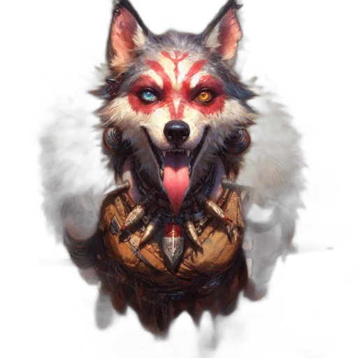 creature, animal, face, mask transparent PNG cut-out