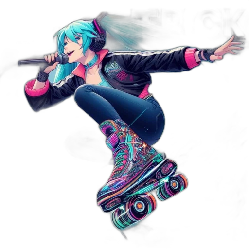 concept art, fantasy art, pixel art, cyberpunk transparent PNG cut-out