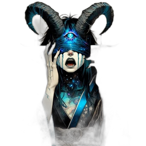 mask, creature, face, staff transparent PNG cut-out