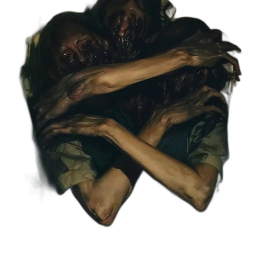 jacket, mask, dress, hair transparent PNG cut-out