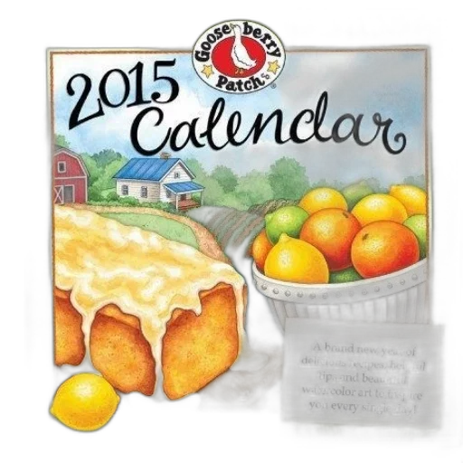 2015, calendar, cover, featuring transparent PNG cut-out