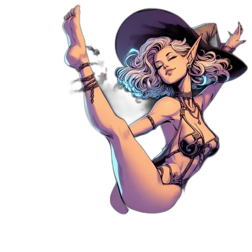 staff, fantasy art, concept art, comic book art transparent PNG cut-out