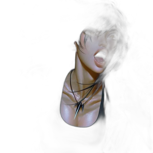 mask, hair, face, dragon transparent PNG cut-out