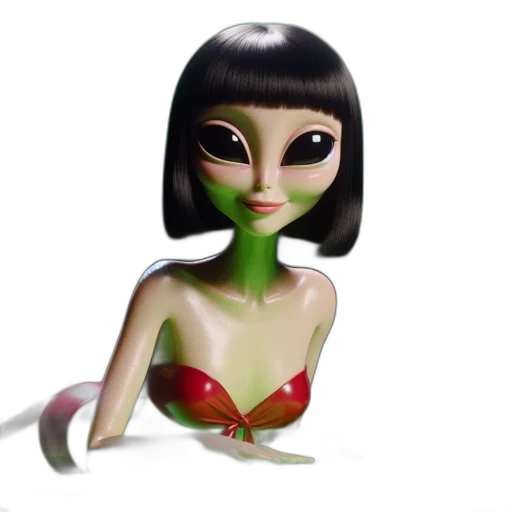 creature, dress, robot, jewelry transparent PNG cut-out