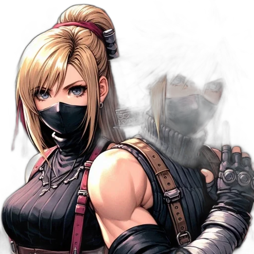 mask, weapon, staff, face transparent PNG cut-out