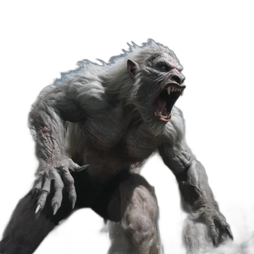 creature, animal, concept art, photorealistic transparent PNG cut-out