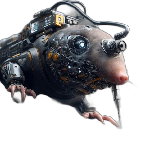robot, creature, animal, weapon transparent PNG cut-out