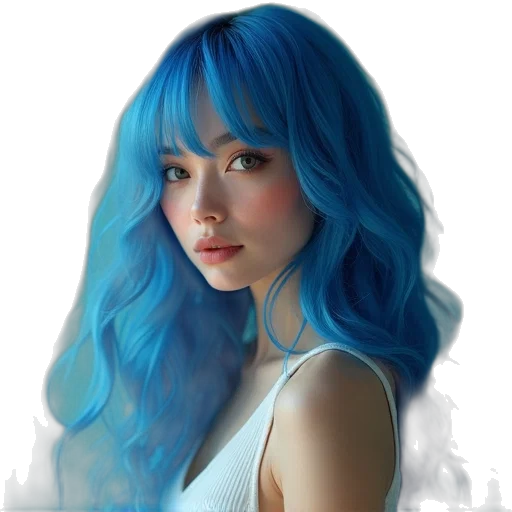 face, hair, dragon, robot transparent PNG cut-out