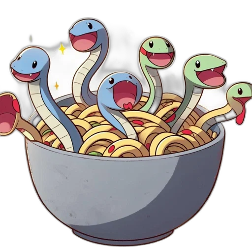 food, creature, concept art, pixel art transparent PNG cut-out