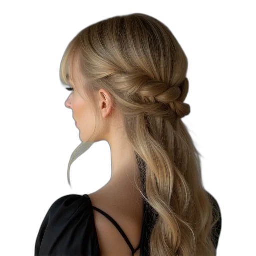 hair, jewelry, staff, crown transparent PNG cut-out