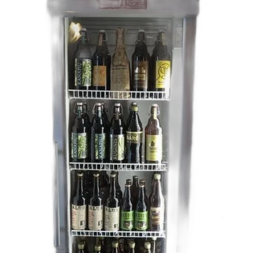 bottle, well-stocked, beer, fridge transparent PNG cut-out