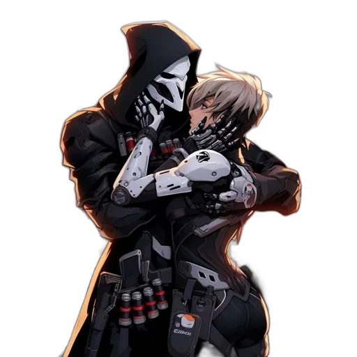 jacket, mask, concept art, comic book art transparent PNG cut-out