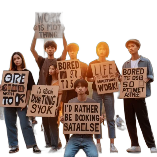 during, sunrise, sunset, crowd transparent PNG cut-out
