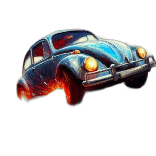 car, weapon, concept art, photorealistic transparent PNG cut-out