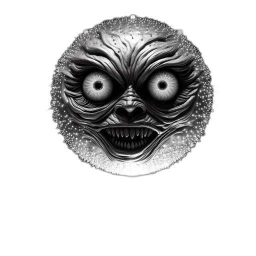 mask, face, creature, staff transparent PNG cut-out