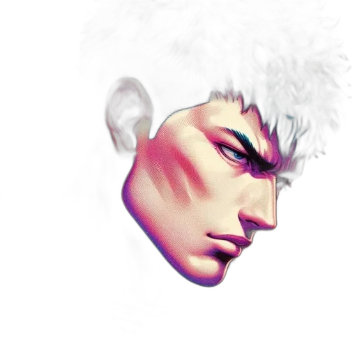 face, hair, mask, creature transparent PNG cut-out
