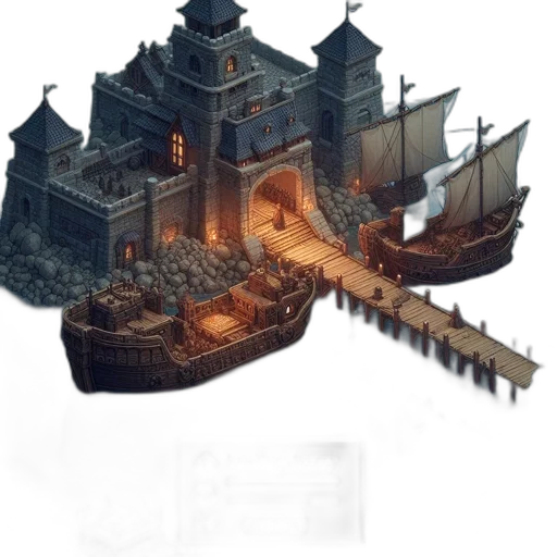 building, dragon, concept art, fantasy art transparent PNG cut-out