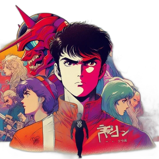 jacket, anime, concept art, comic book art transparent PNG cut-out