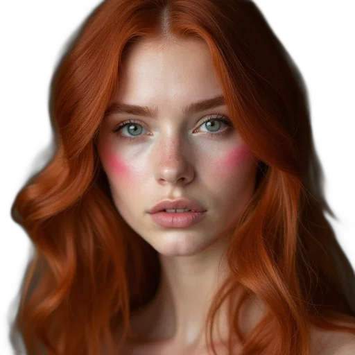 face, hair, crown, mask transparent PNG cut-out