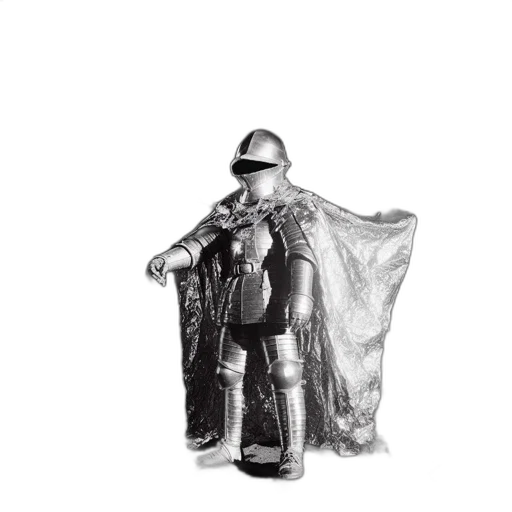 jacket, robot, mask, staff transparent PNG cut-out