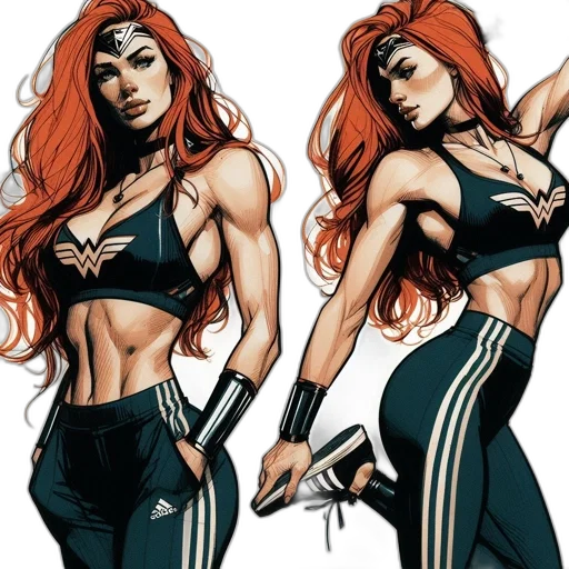 comic book art, concept art, cartoon, fantasy art transparent PNG cut-out