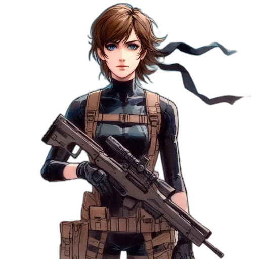 weapon, staff, jacket, pixel art transparent PNG cut-out