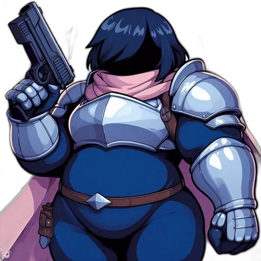 weapon, robot, staff, jacket transparent PNG cut-out