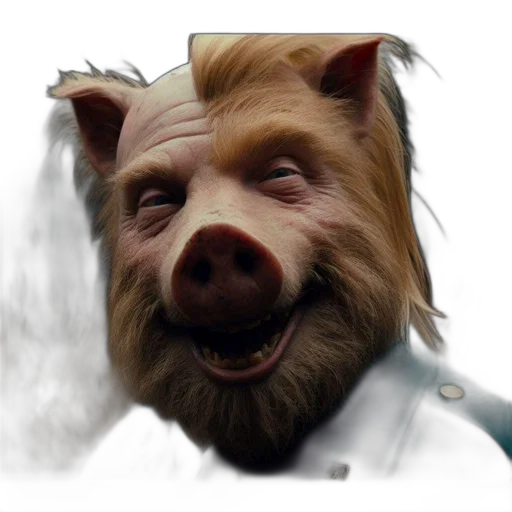 creature, animal, face, staff transparent PNG cut-out
