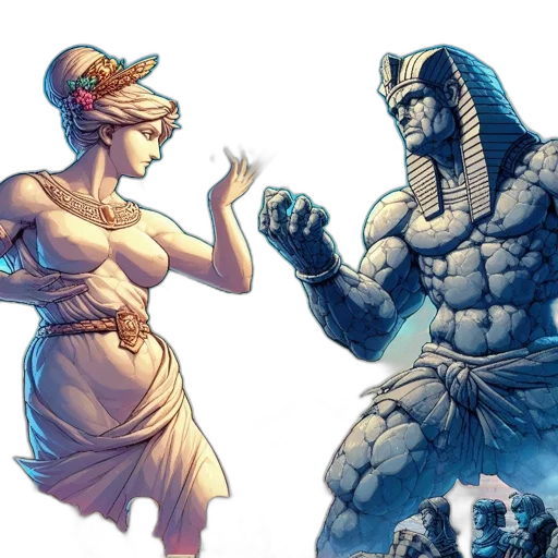 comic book art, concept art, fantasy art, pixel art transparent PNG cut-out
