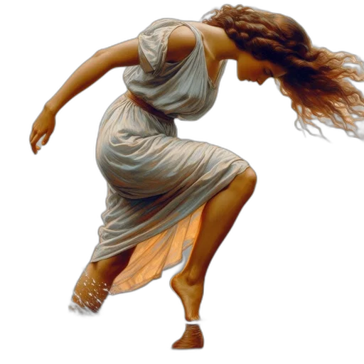 dress, photorealistic, oil painting, concept art transparent PNG cut-out