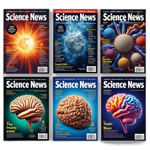 collection, five, science, news transparent PNG cut-out