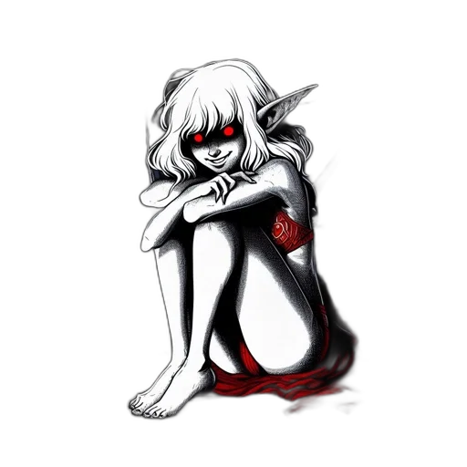mask, creature, dress, weapon transparent PNG cut-out