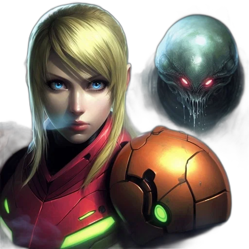 face, robot, concept art, comic book art transparent PNG cut-out