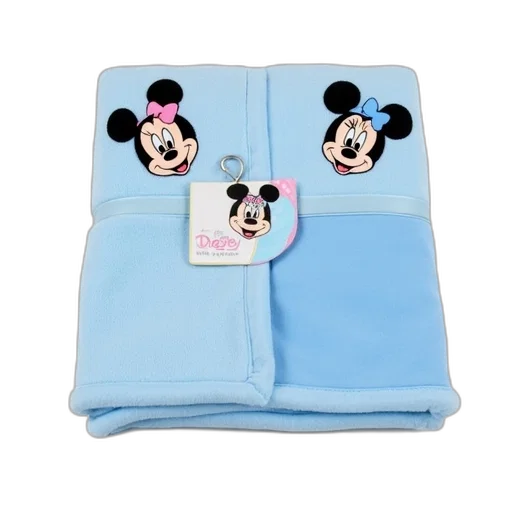 blue, disney-themed, baby, blanket transparent PNG cut-out