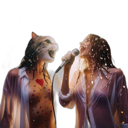 concept art, photorealistic, comic book art, oil painting transparent PNG cut-out