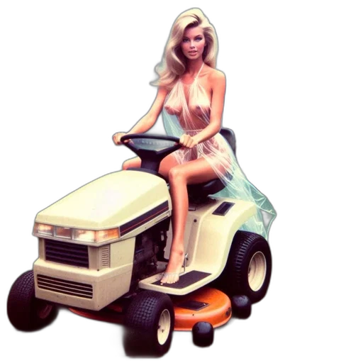 car, dress, concept art, photorealistic transparent PNG cut-out