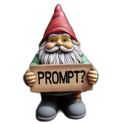 3d render, garden, gnome, green transparent PNG cut-out
